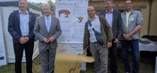 Projekt VitalCheck4Pigs begeistert auf dem Innovationstag Mittelstand